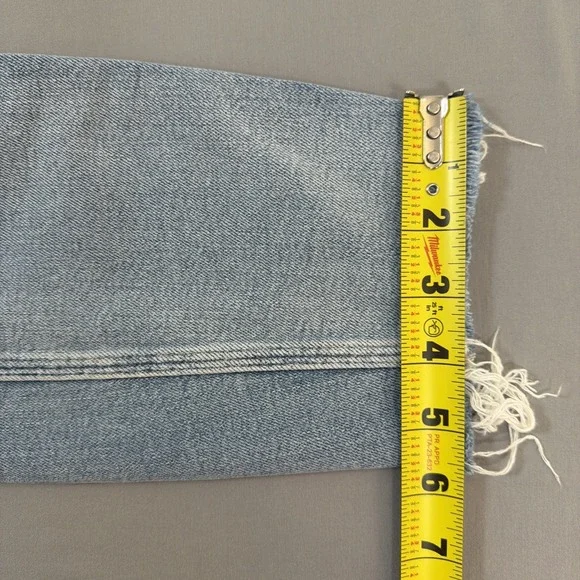 Polo Ralph Lauren Womens Mid-Rise Skinny Crop Blue Light Wash Denim Jeans 31x26 - Picture 15 of 16